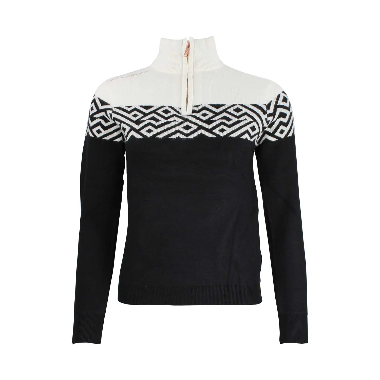 Pullover col roulé 1/2 zip donna Peak Mountain