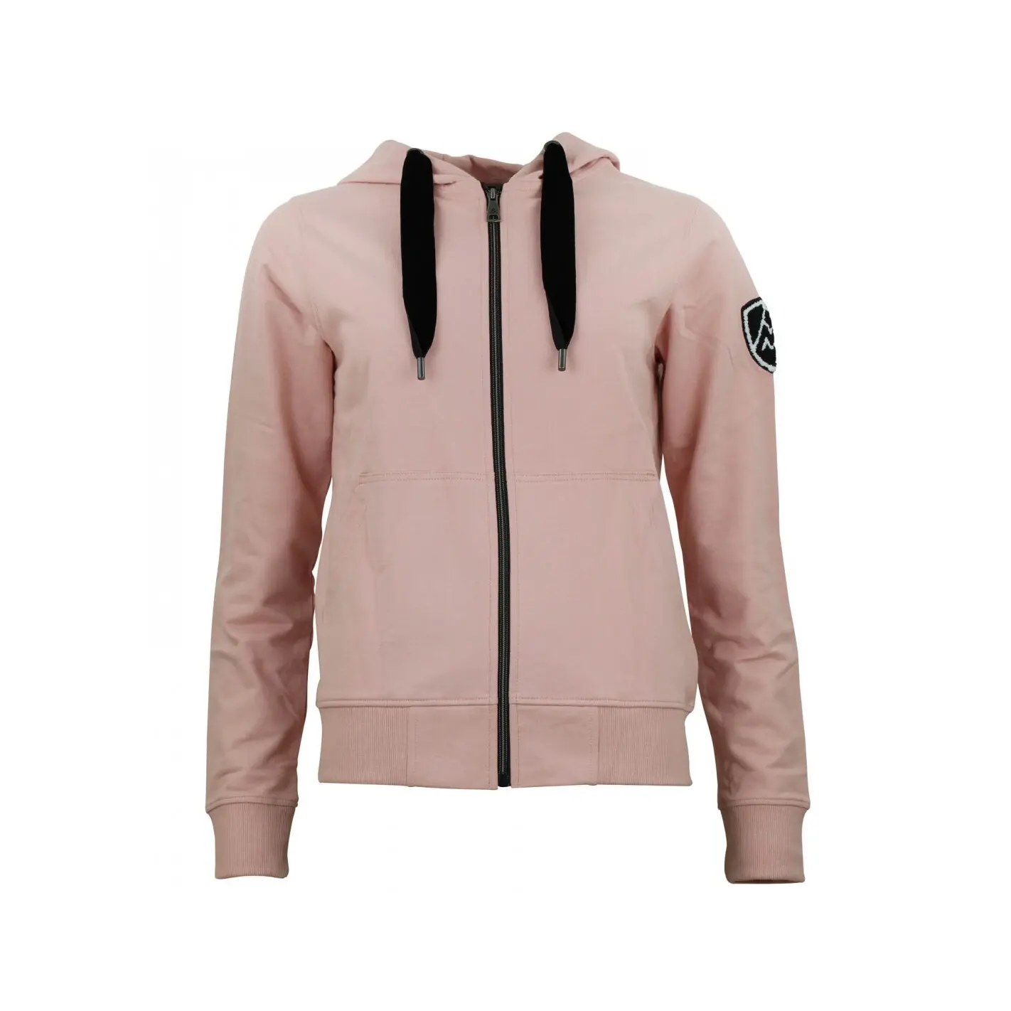Sweatshirt Baumwolle Full Zip Damen Peak Mountain French Terry
