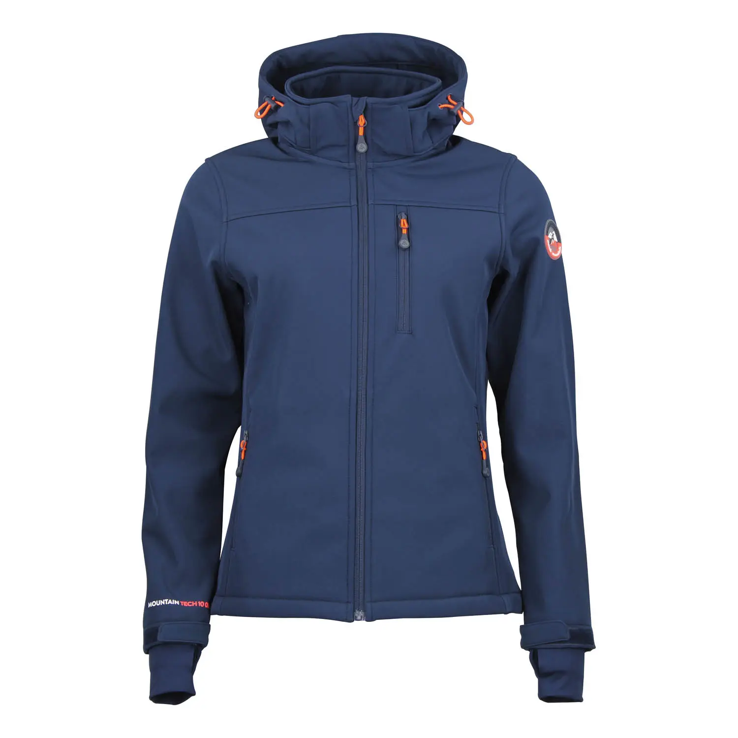 Giacca a vento con cappuccio da donna Peak Mountain Aclaude