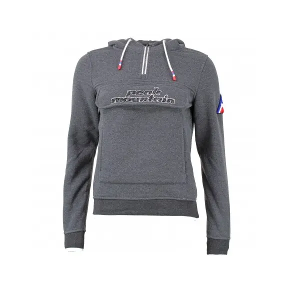 Felpa con cappuccio in pile da donna Peak Mountain Aflow