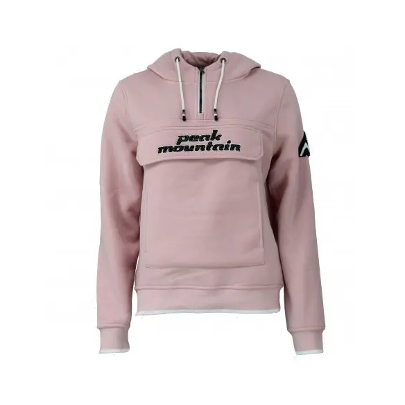 Felpa con cappuccio in pile da donna Peak Mountain Aflow