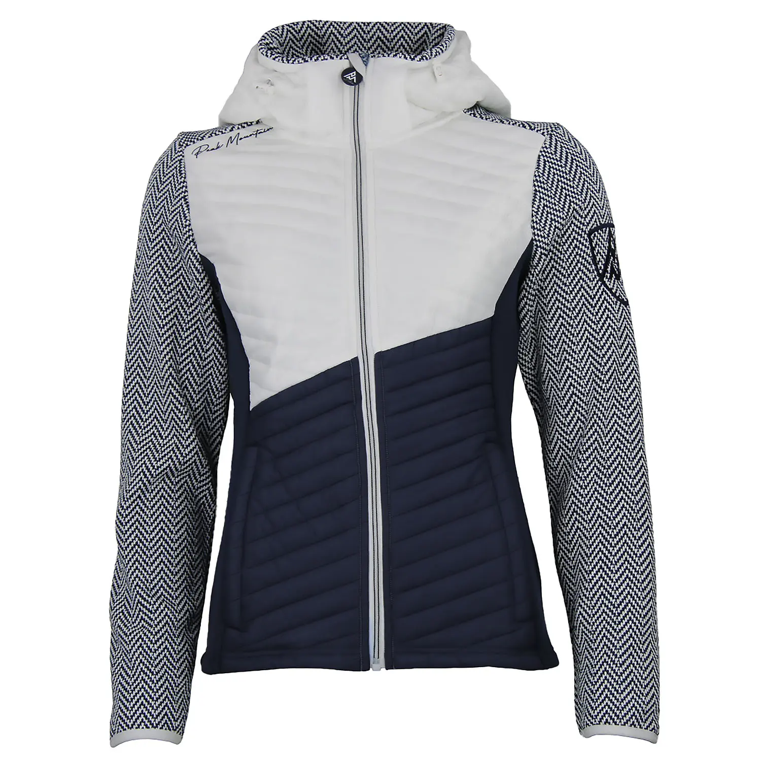 Fleecejacke mit gesteppten Einsätzen für Damen Peak Mountain Amir