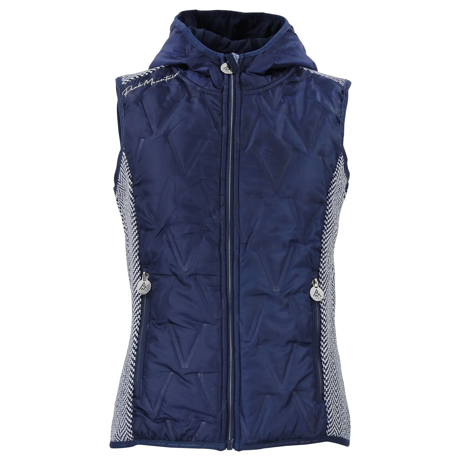 Gilet imbottito con cappuccio da donna Peak Mountain