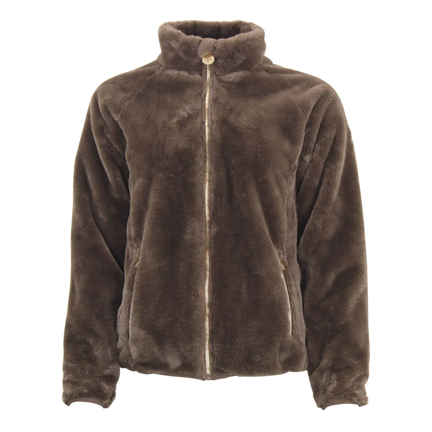 Giacca in pile con pelliccia sintetica donna Peak Mountain Arendel