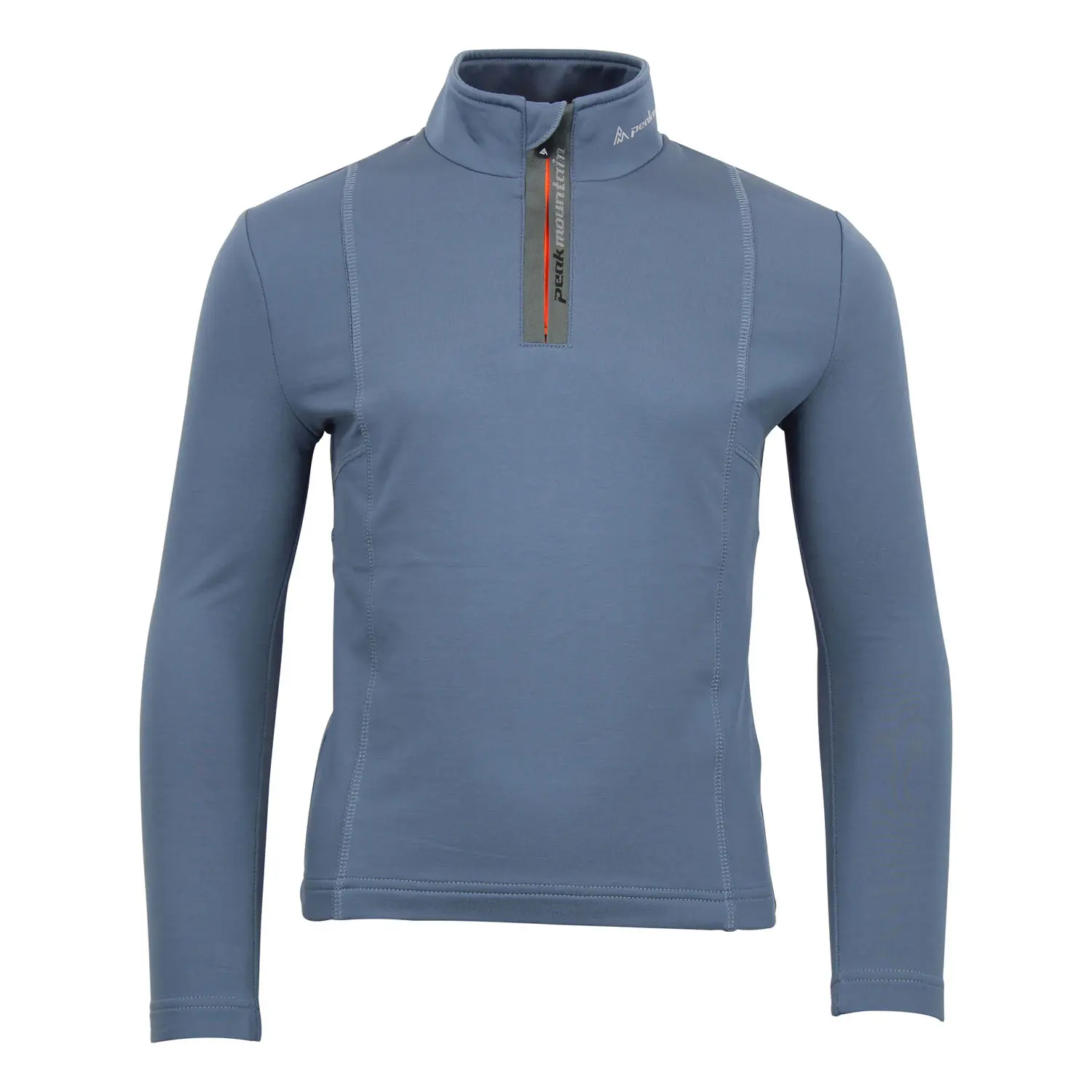 Long sleeve zip-up base layer for kids Peak Mountain Ecanevi