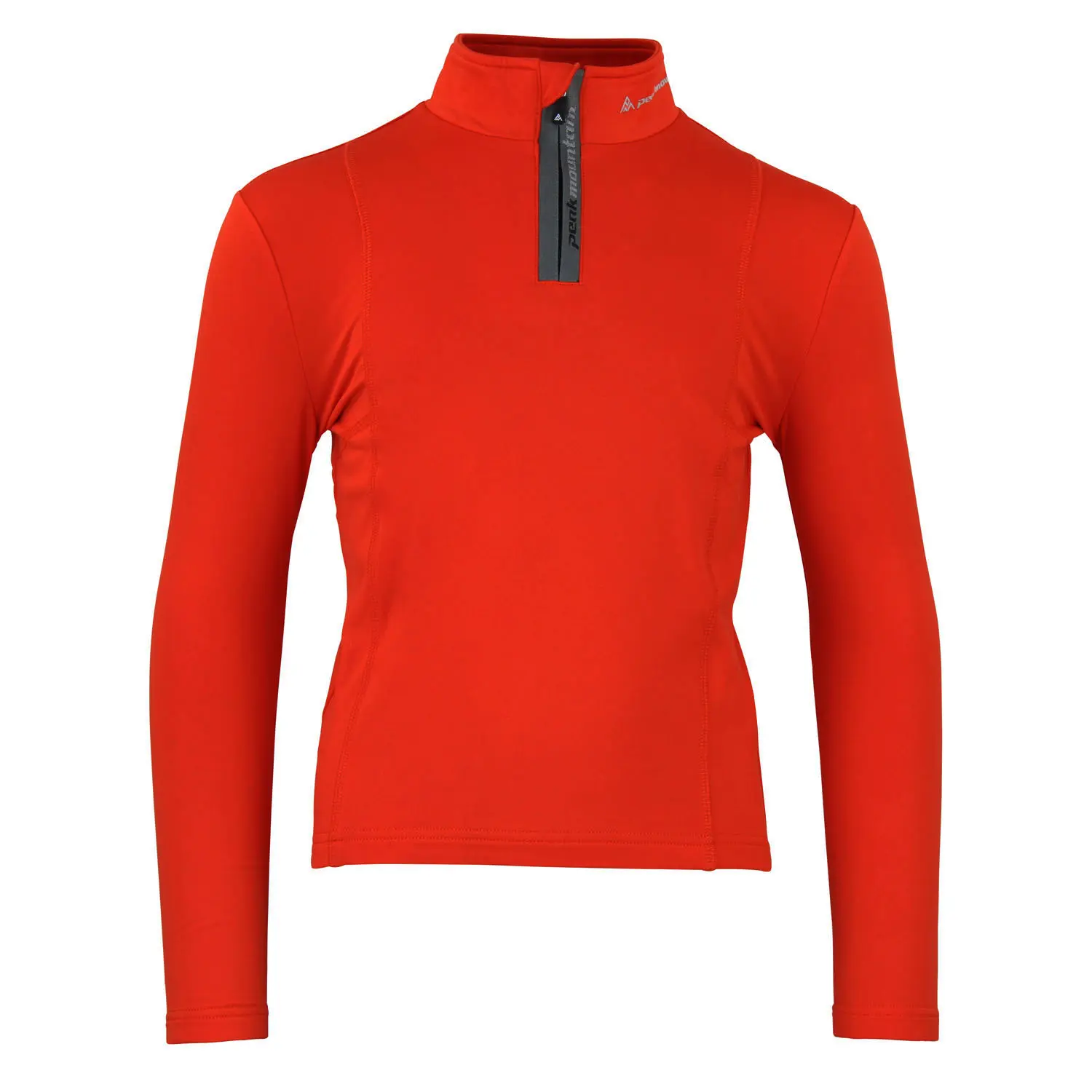 Long sleeve zip-up base layer for kids Peak Mountain Ecanevi