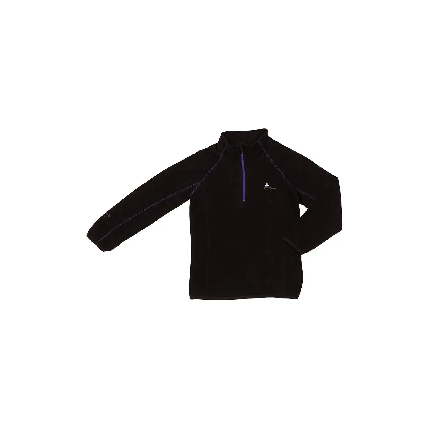 Felpa bambina con mezza zip in micropile Peak Mountain Fafine
