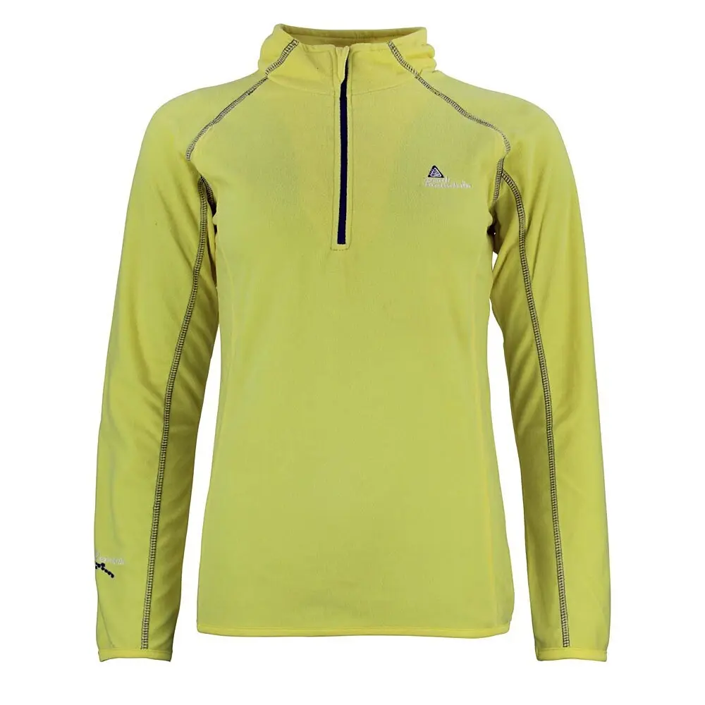 Felpa bambina con mezza zip in micropile Peak Mountain Fafine