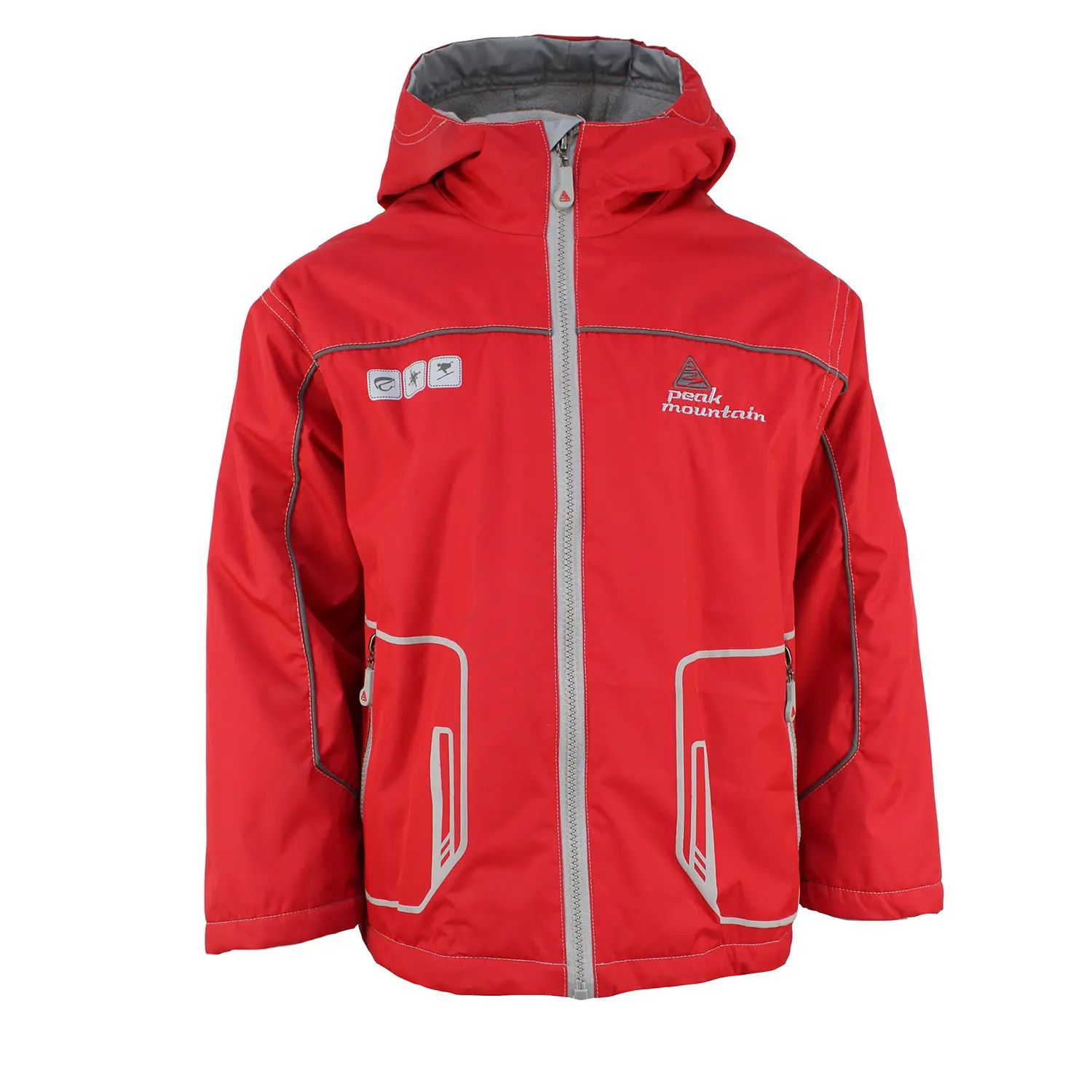 Giacca da sci per bambini Peak Mountain Eklato-Rouge