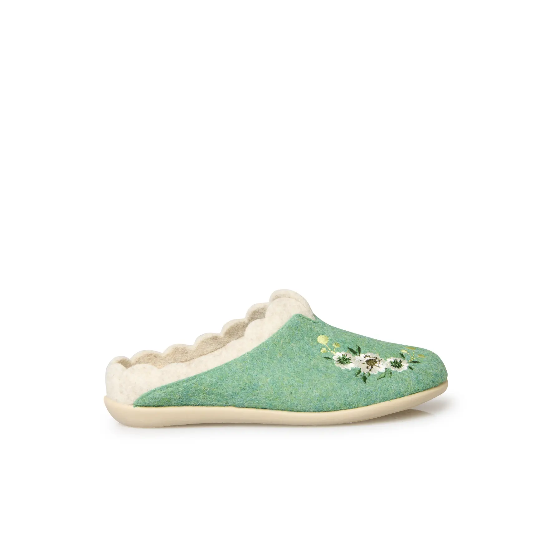 Schuhe mit Blumenstickerei für Frauen Pédiconfort