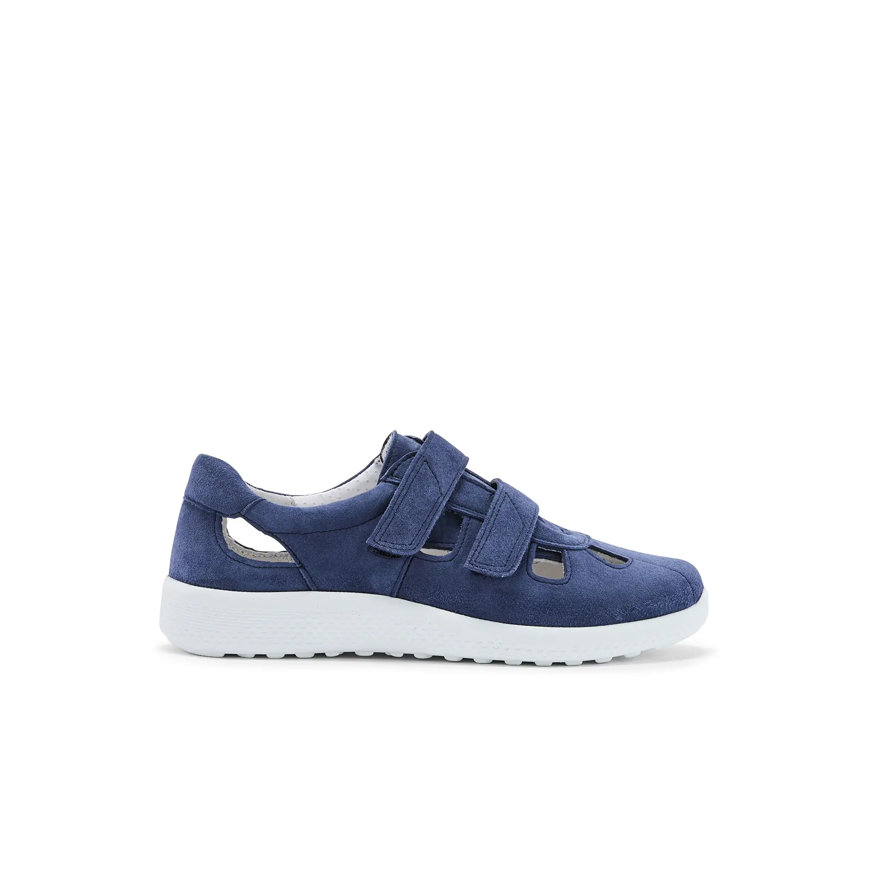 Oversized Damen Sneakers aus perforiertem Leder Pédiconfort