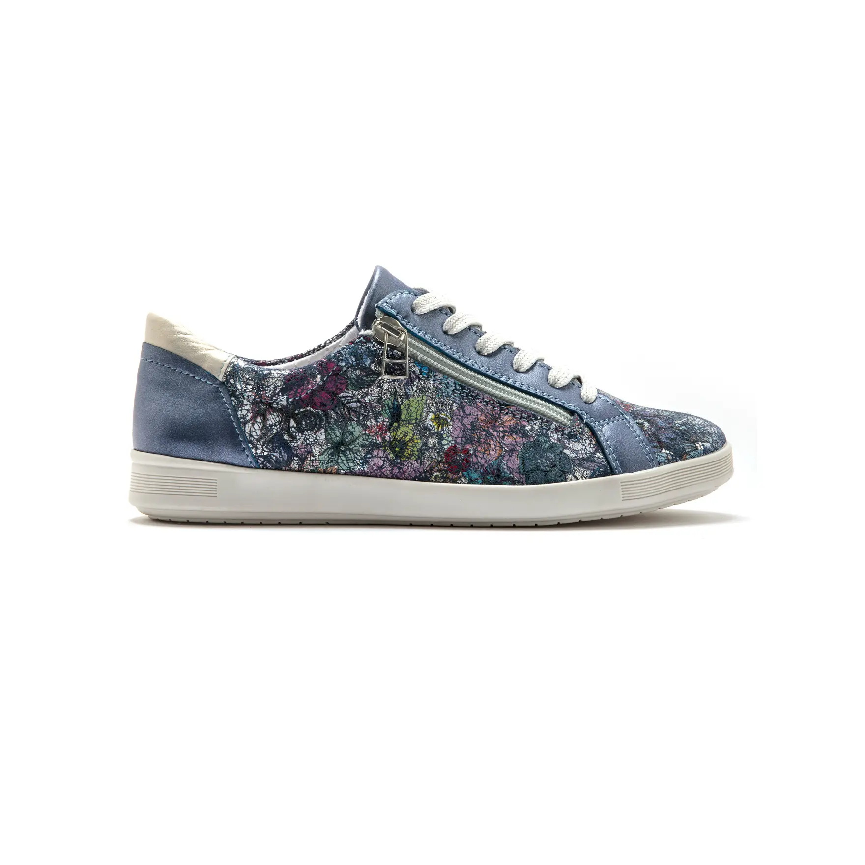 Scarpe da basket alla caviglia in pelle da donna Pédiconfort