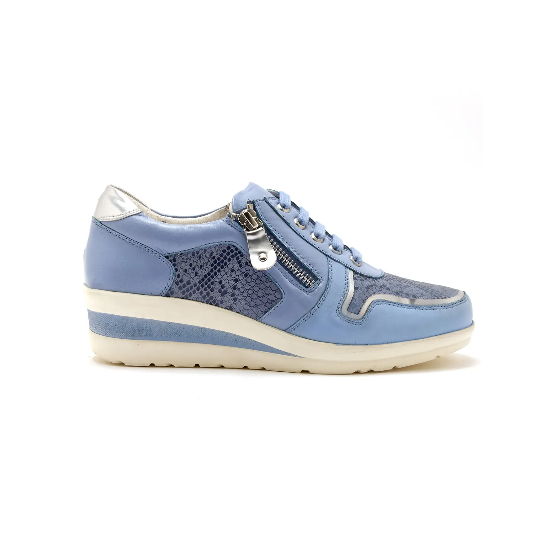 Scarpe da basket alla caviglia in pelle da donna Pédiconfort