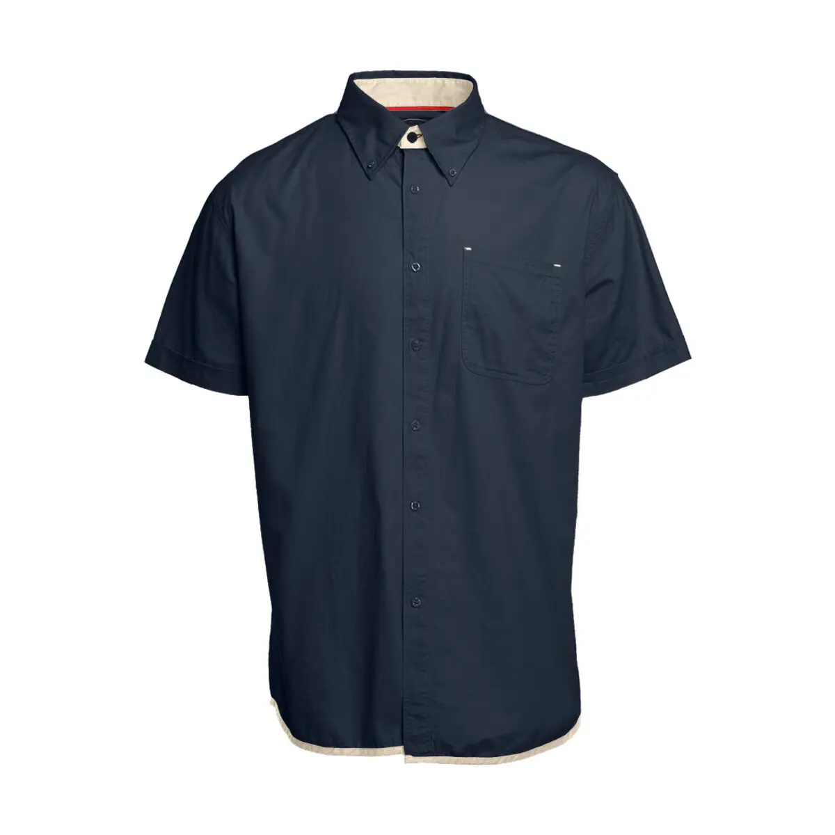 Camicia in cotone a maniche corte Pen Duick