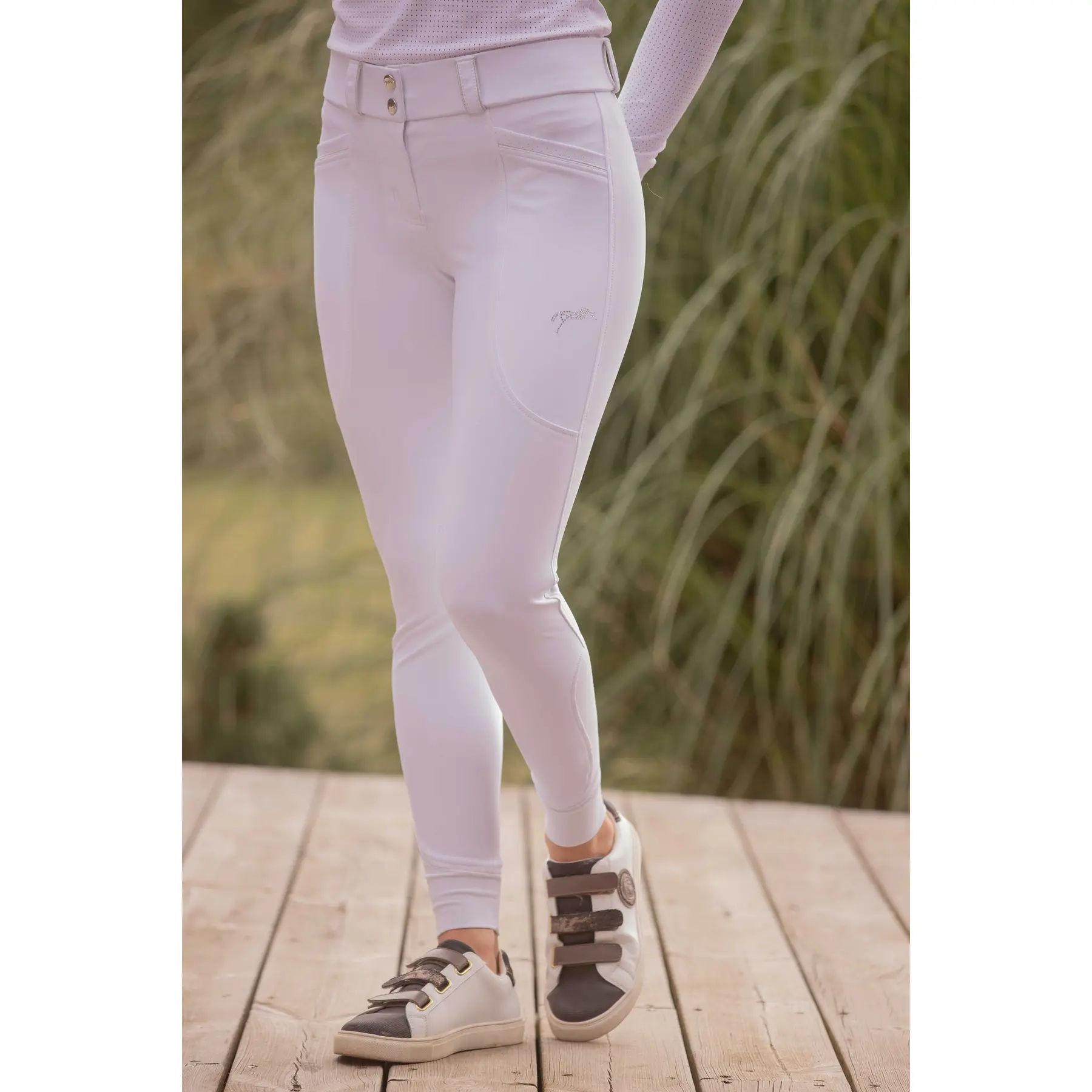 Pantaloni da competizione da donna a media aderenza Pénélope Sybille