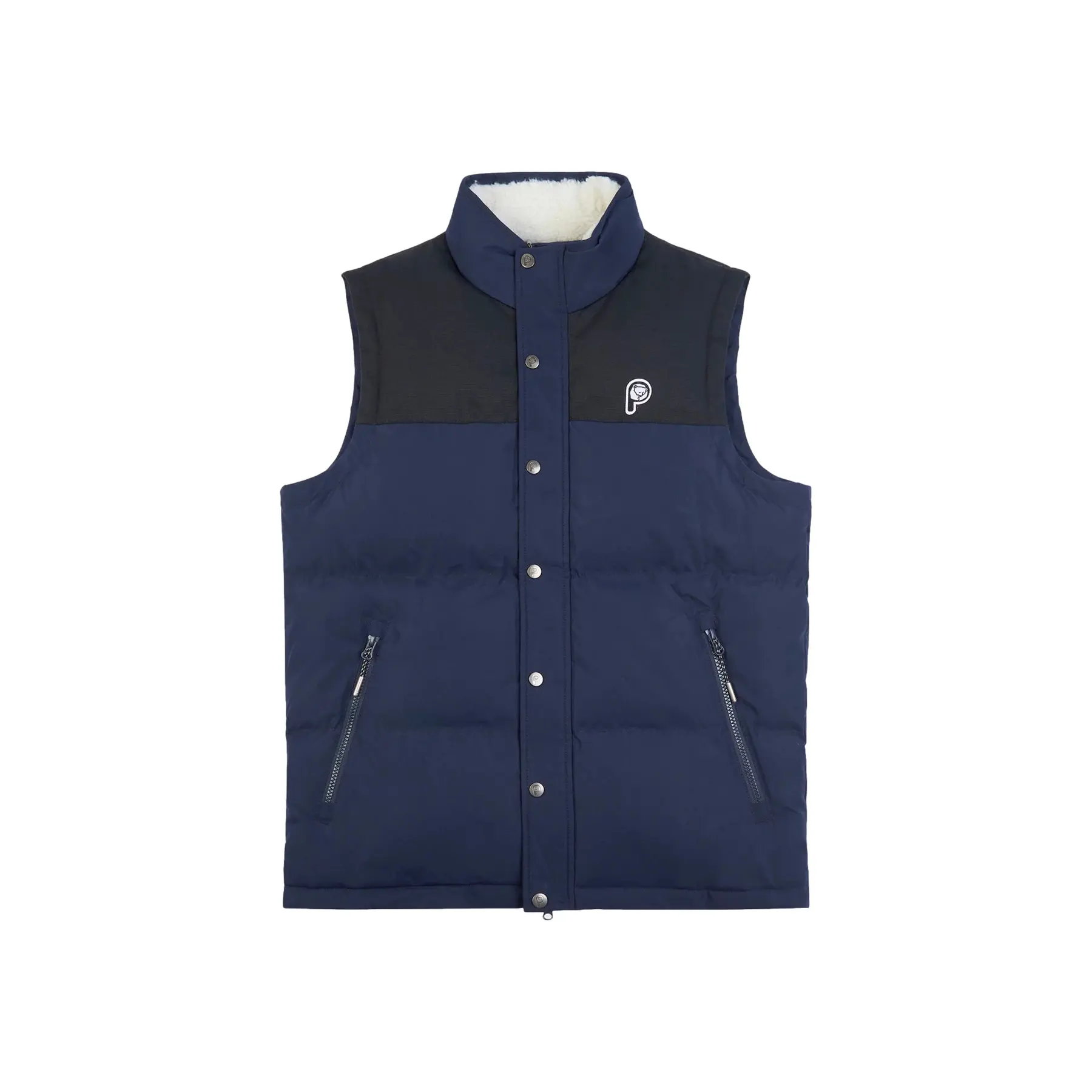 Gilet trapuntato con collo a imbuto Penfield bear cut and sew