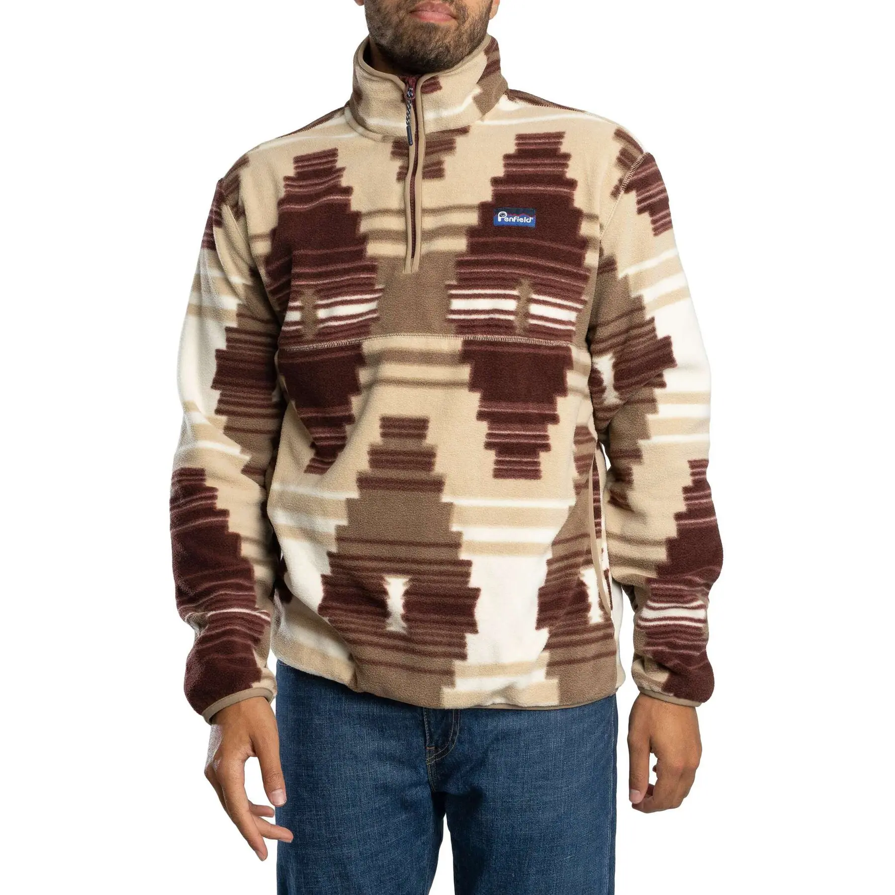 Maglione a collo alto con zip 1/4 Penfield Forefront