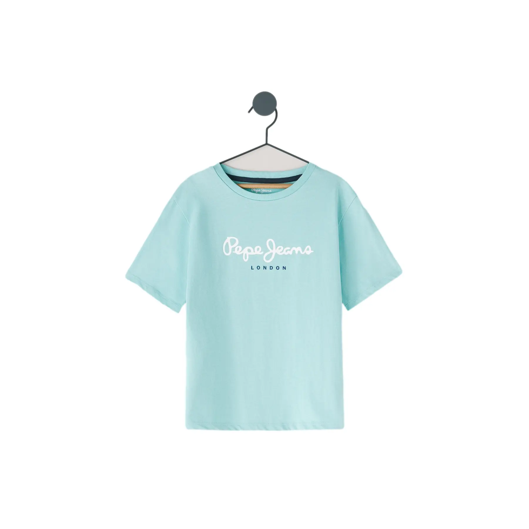 Pepe Jeans Unisex Kinder Bleu T-Shirt New Art