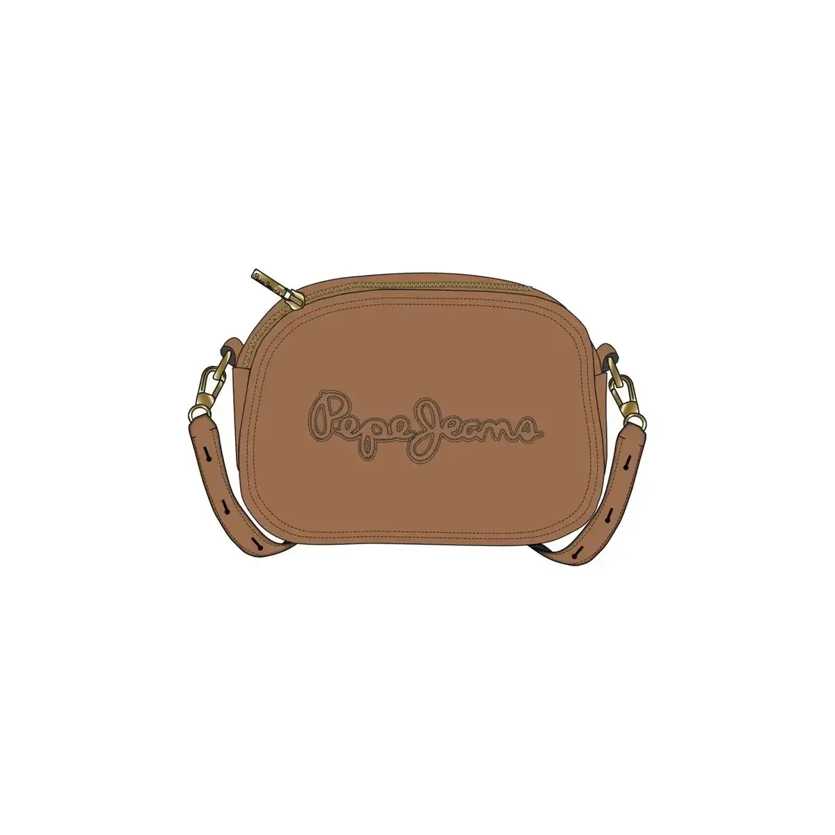 Pepe Jeans Beige Shoulder Bag Danara