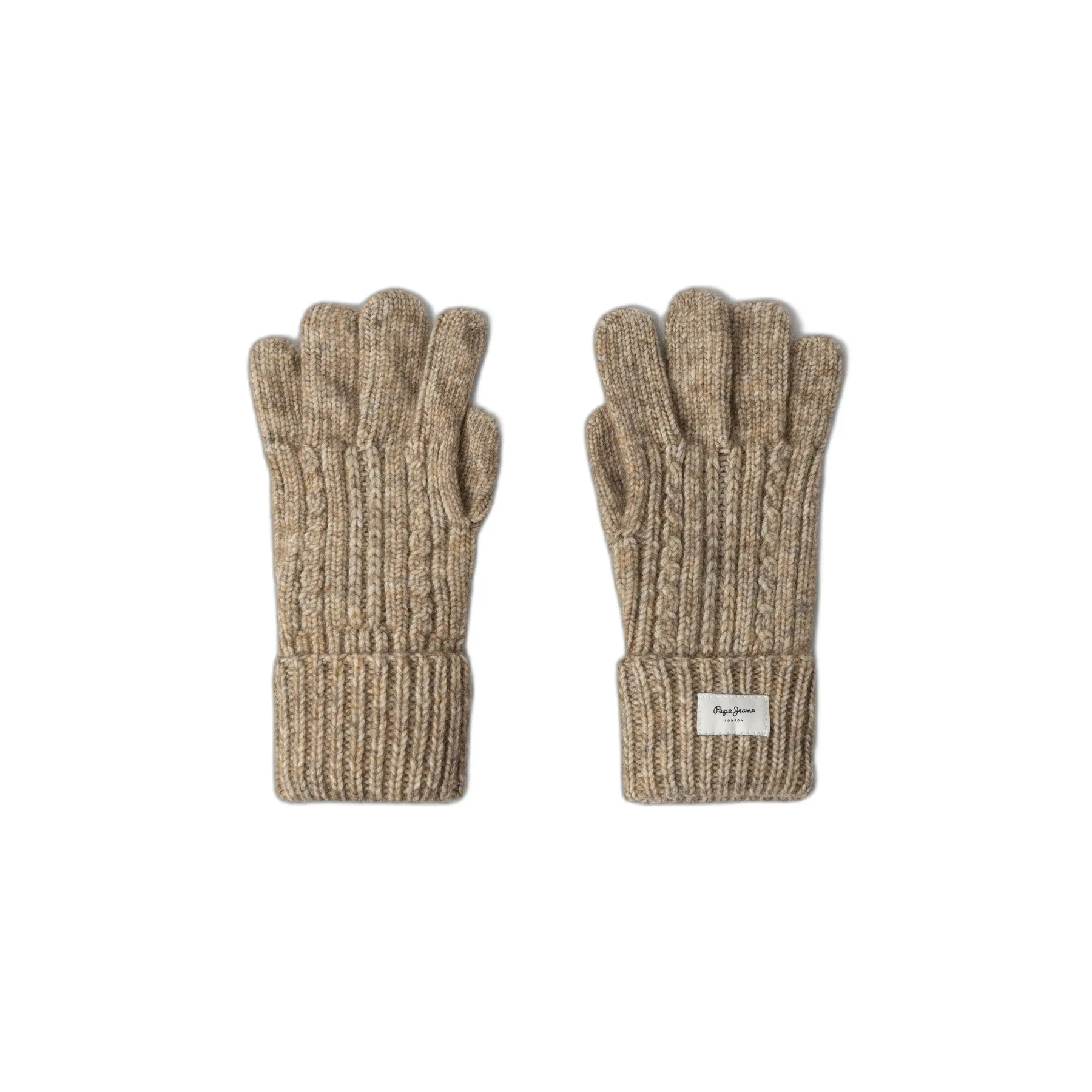 Pepe Jeans Women's Beige Gloves Francis