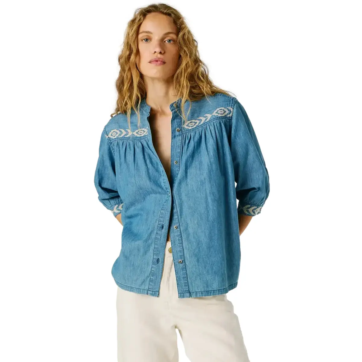 Jeansjacke 3/4-Ärmel Mittel Frau Pepe Jeans Livia