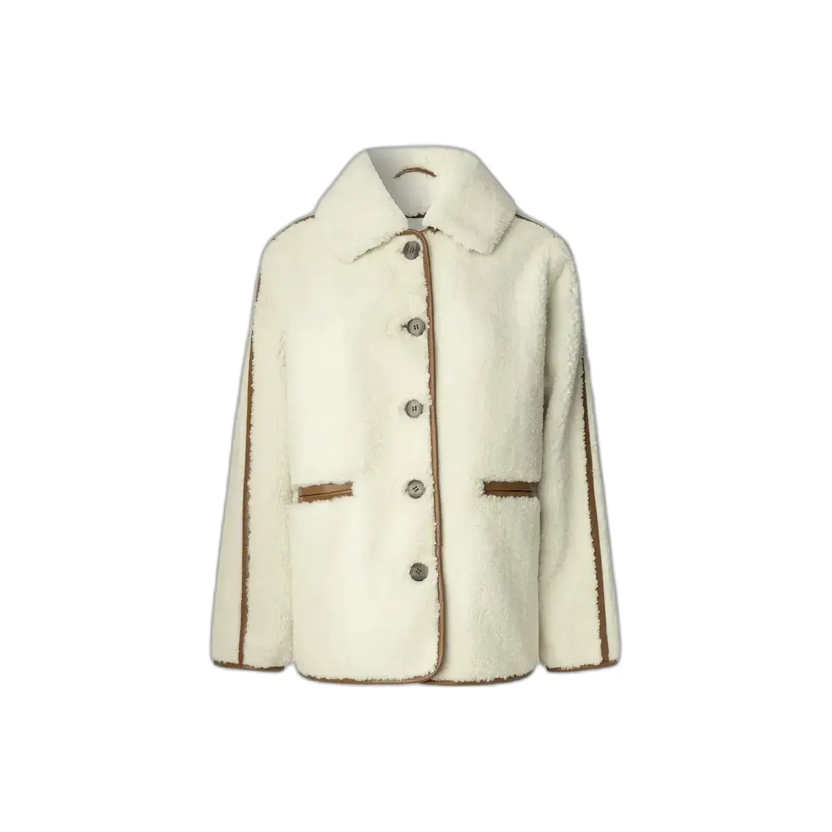 Pepe Jeans Women's Beige Coat Truth