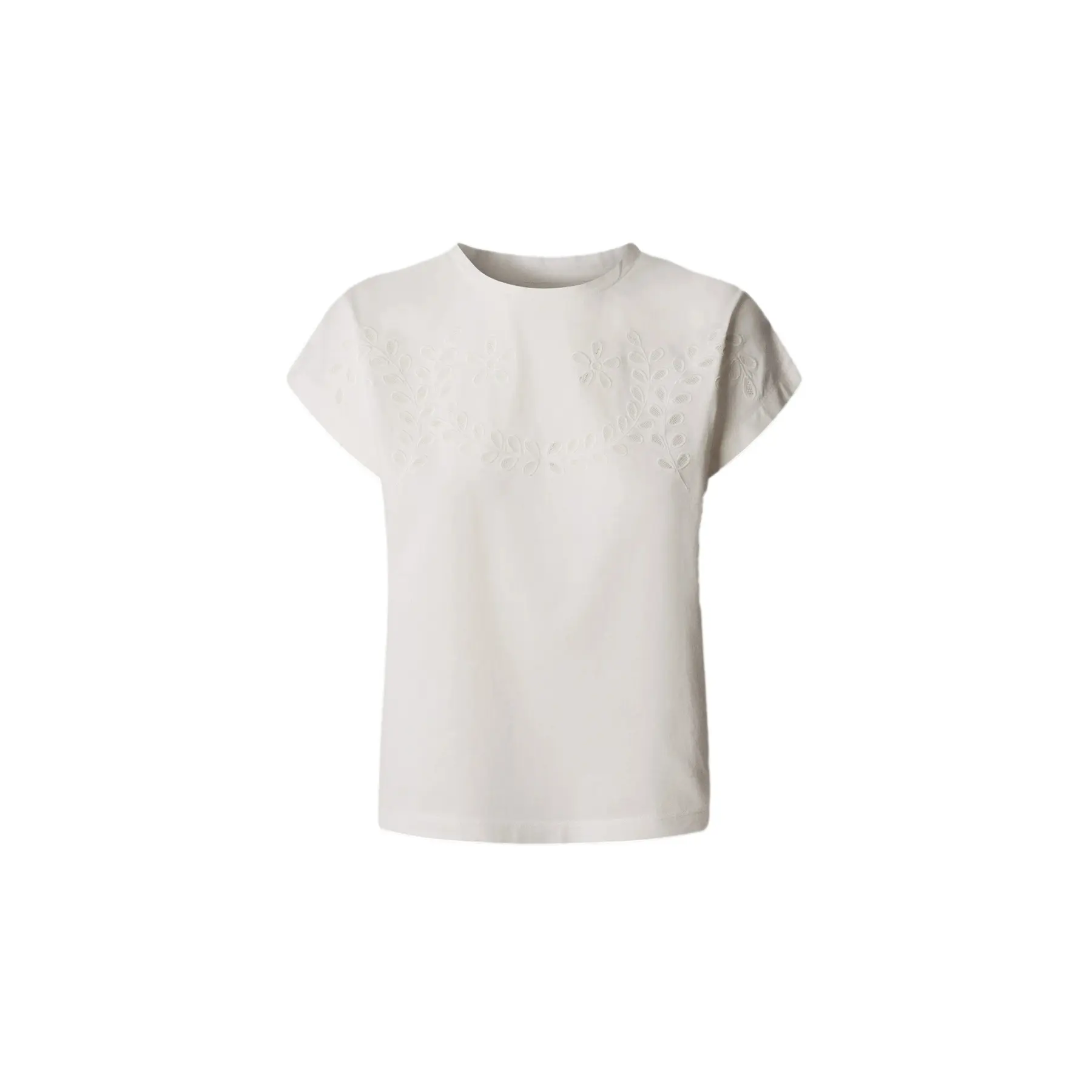 Pepe Jeans Donna Blanc T-Shirt Da Mina