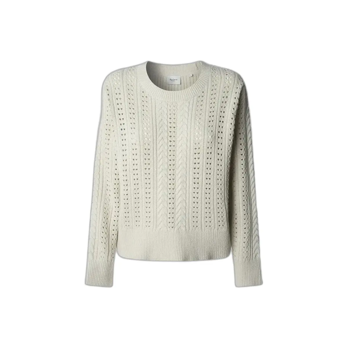 Pepe Jeans Damen Beige Pullover Candide