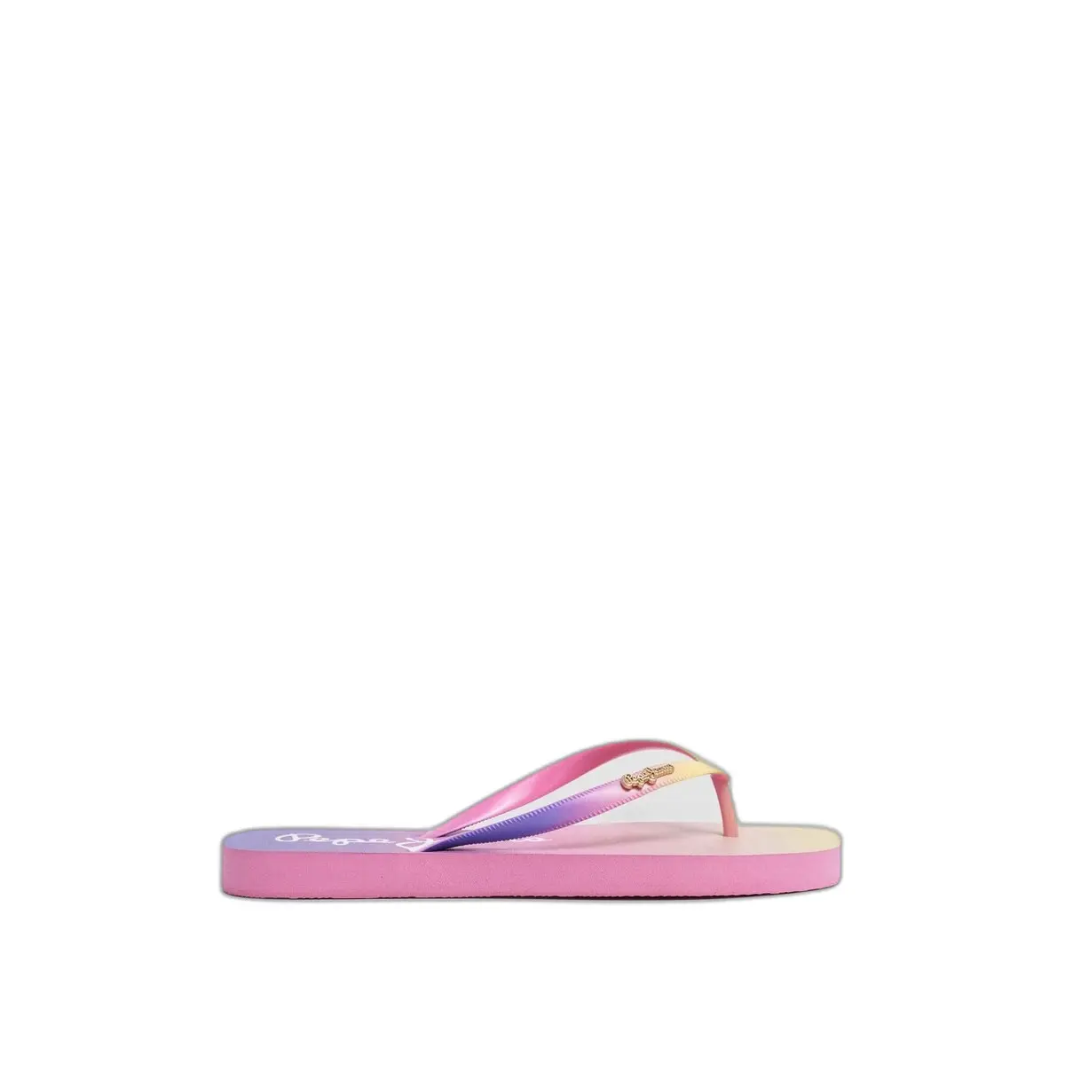Pepe Jeans Women's Jaune Flip-Flops Rave Colors