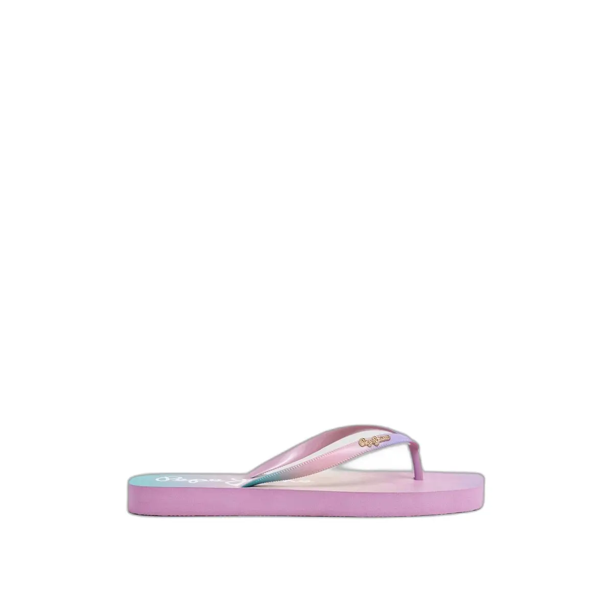 Pepe Jeans Women's Violet Flip-Flops Rave Colors