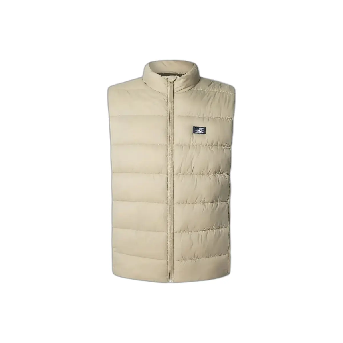 Pepe Jeans Herren Beige Weste Puffer