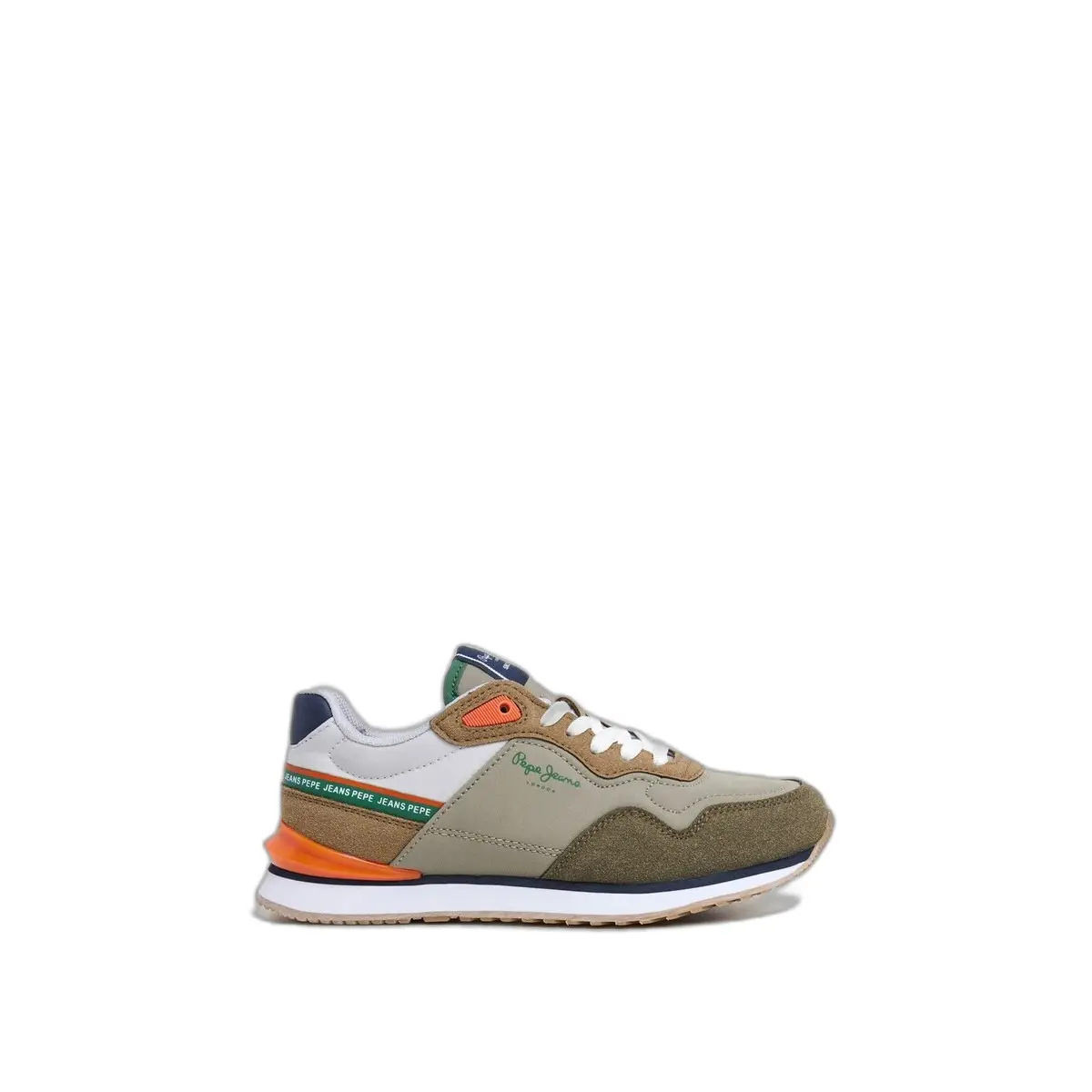 Pepe Jeans Green Children's Trainers London Jump
