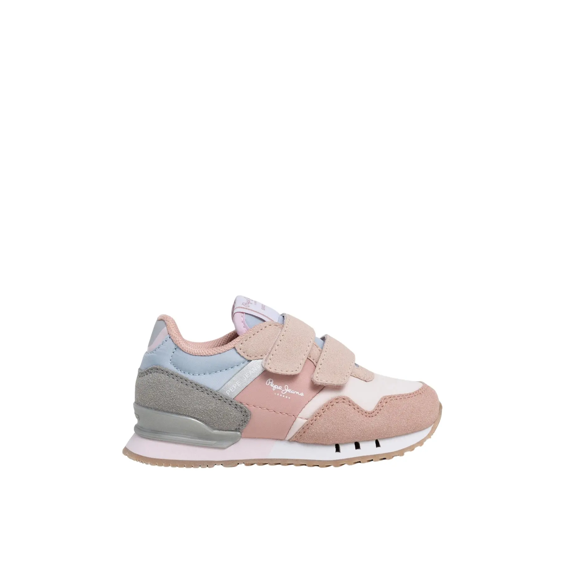 Pepe Jeans Girls Pink Children's Trainers London Colors