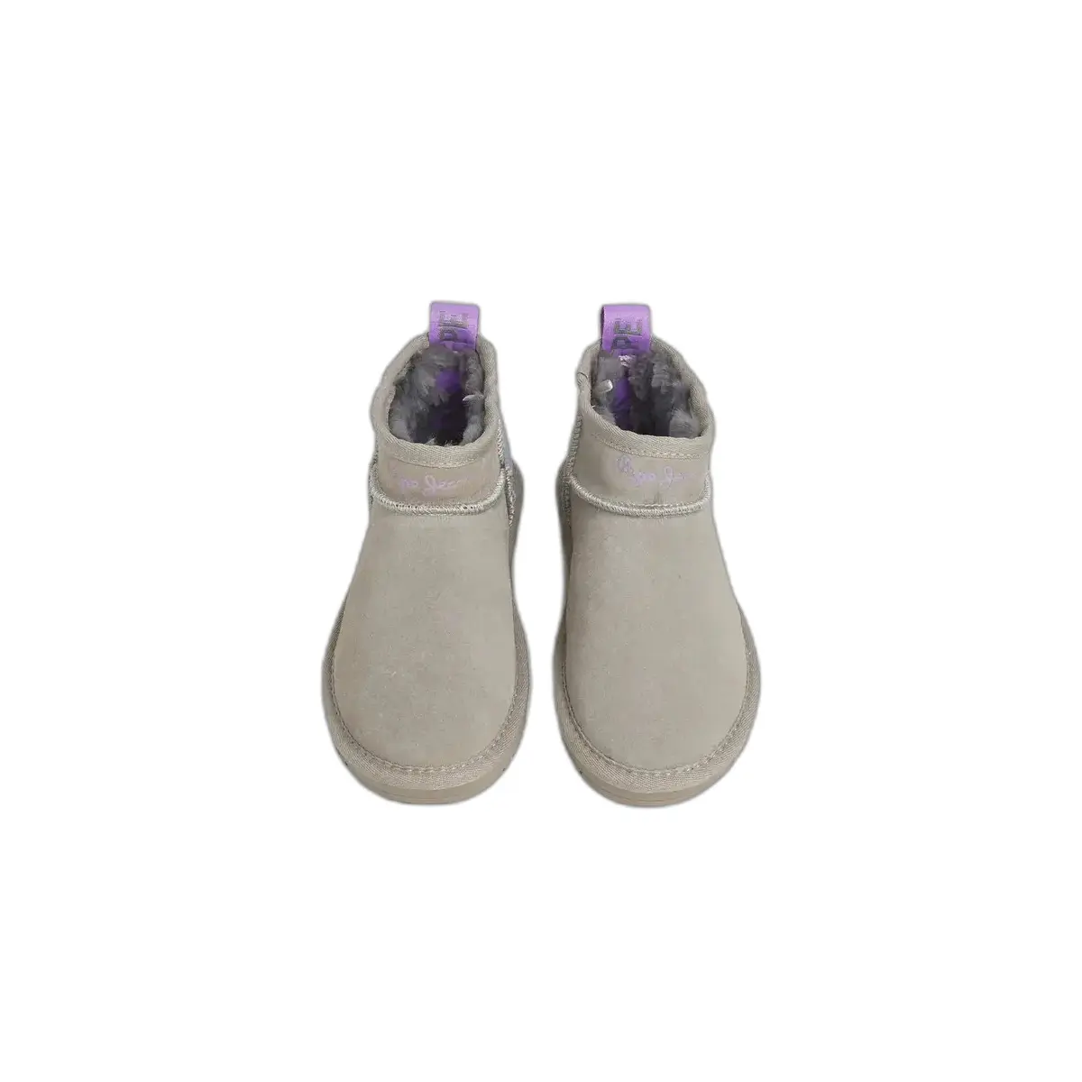 Pepe Jeans Women's Grey Winter Boots Diss