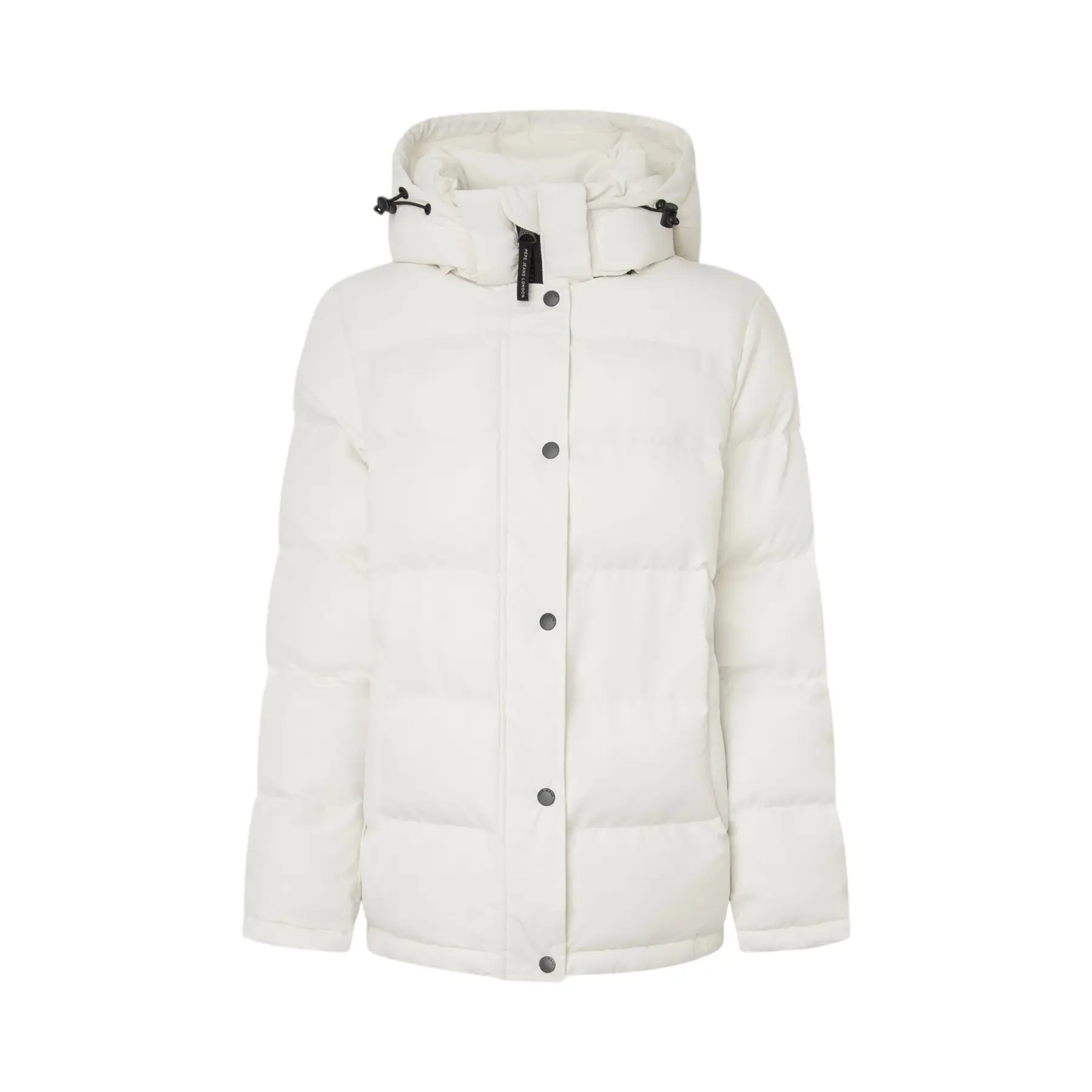 Pepe Jeans Damen Beige Daunenjacke Mit Kapuze, Bibi