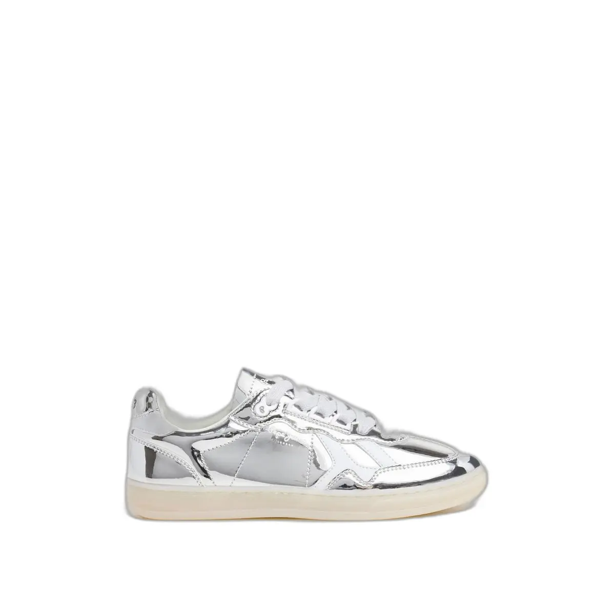 Pepe Jeans Damen Silber Sneakers Ball Mirror