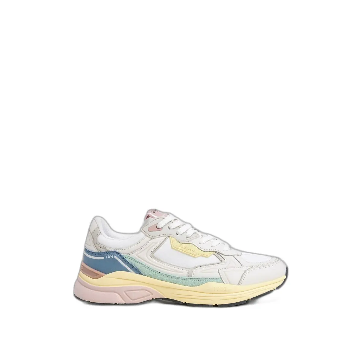 Pepe Jeans Damen Weiß Sneakers Dave Texture