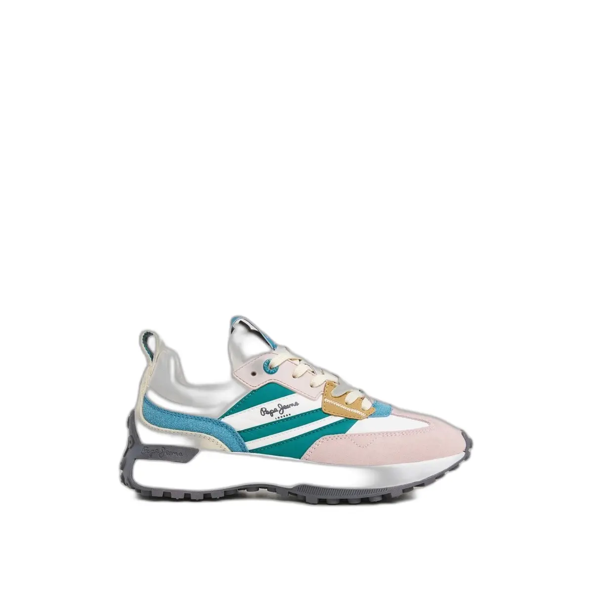 Pepe Jeans Women's Pink Trainers Lucky Mains