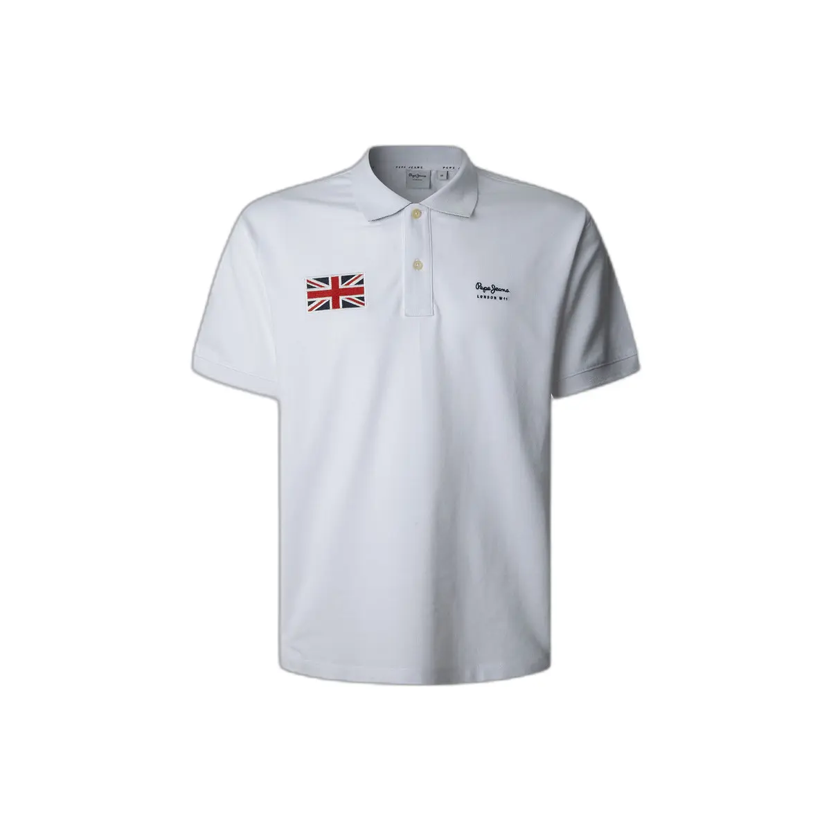 Pepe Jeans Herren Weiß Polo-Shirt Union