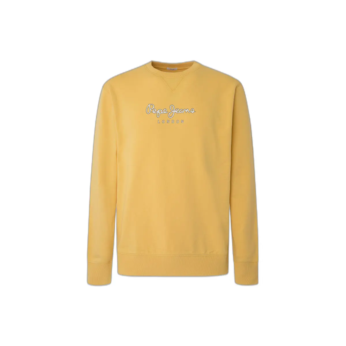Pepe Jeans Herren Gelb Sweatshirt Mit Rundhalsausschnitt Edward