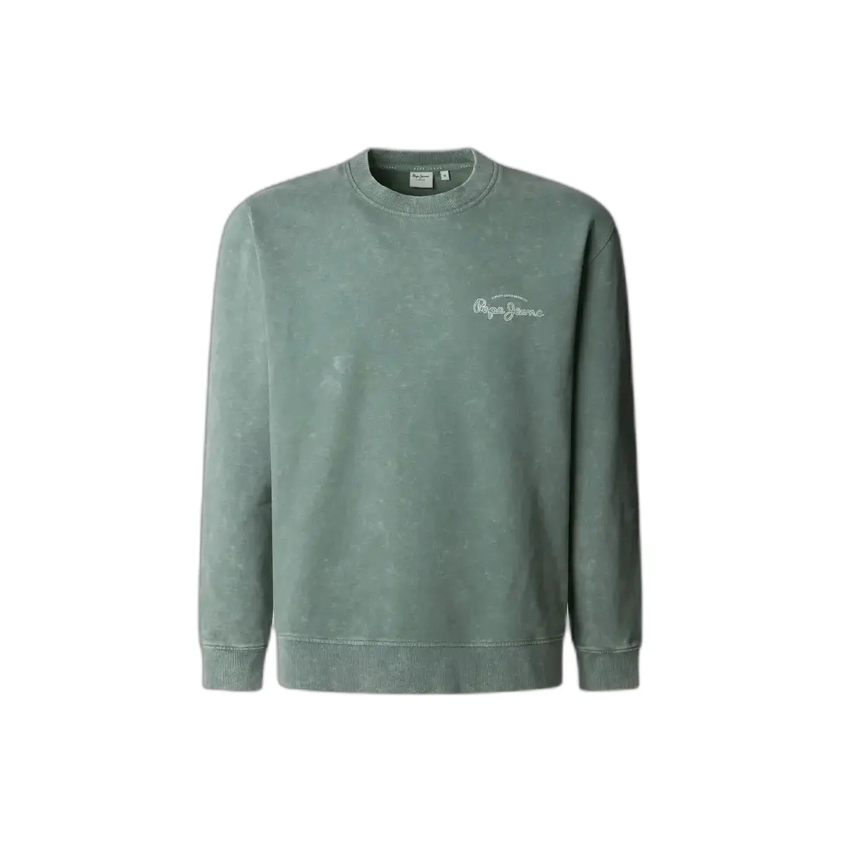 Pepe Jeans Herren Grün Sweatshirt Mit Rundhalsausschnitt Terrel