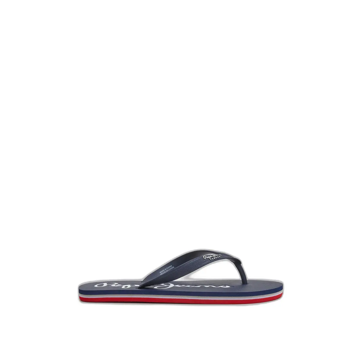 Pepe Jeans Men's Blue Flip-Flops Bay Beach Basic