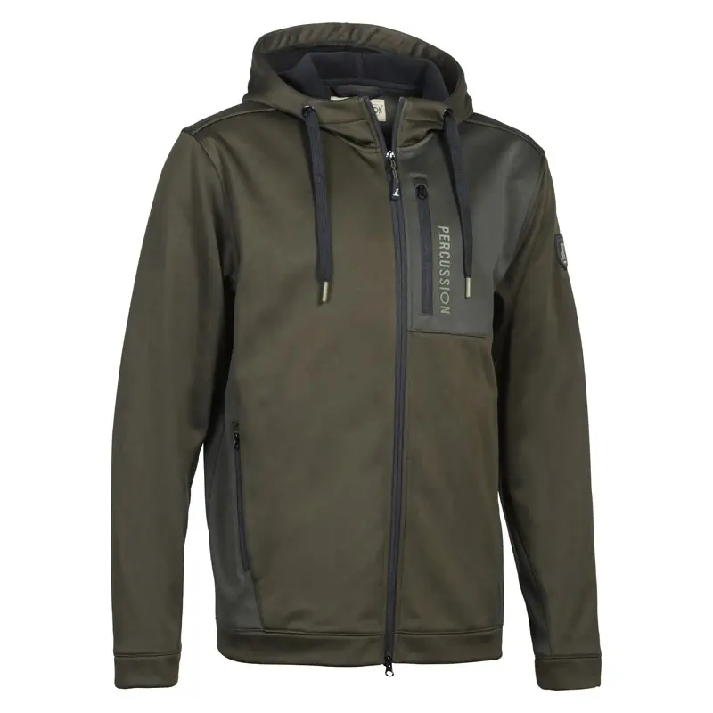 Hooded sweatshirt met rits PERCUSSION