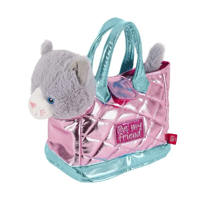 Handtasche mit Plüsch Perletti Coco gat
