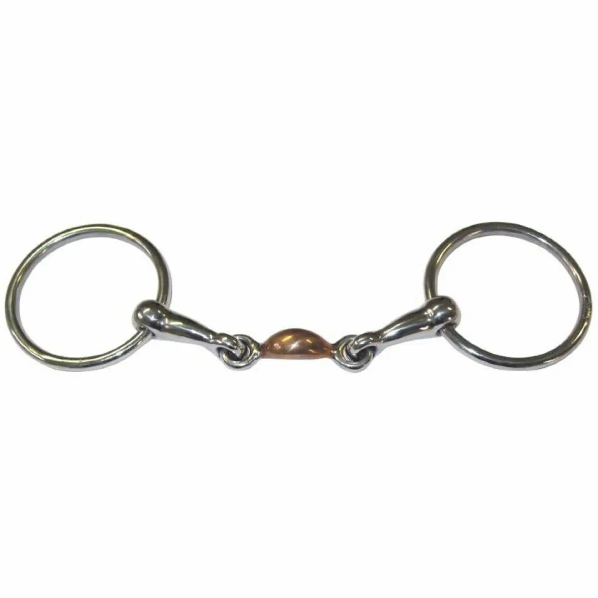 3-piece hay snaffle bit with rings Pessoa