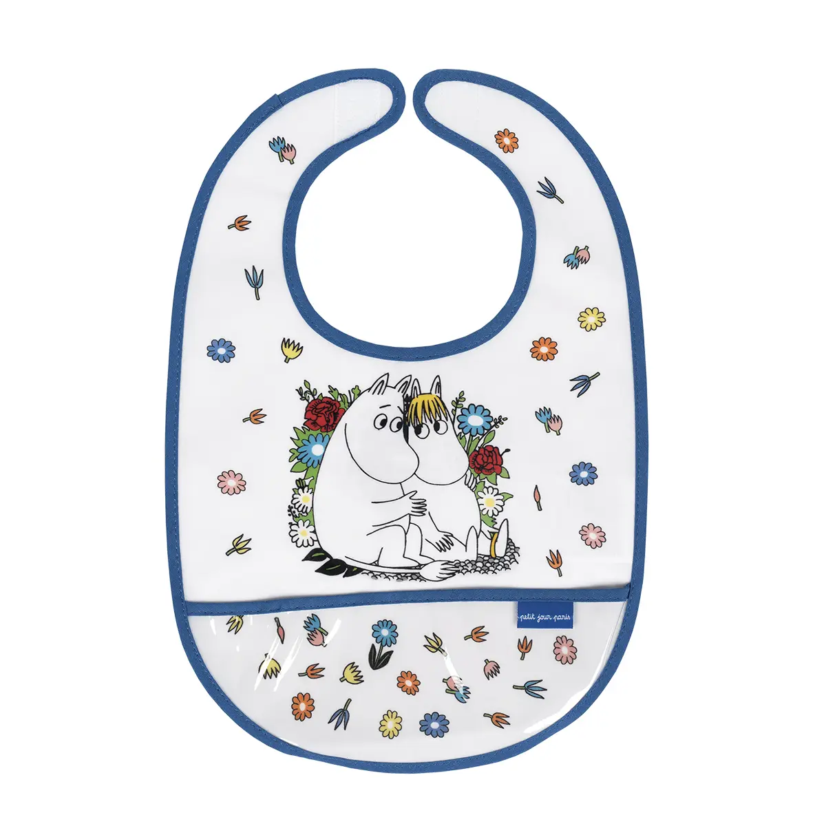 Bavaglino per bebè con tela oleata Petit Jour Moomin