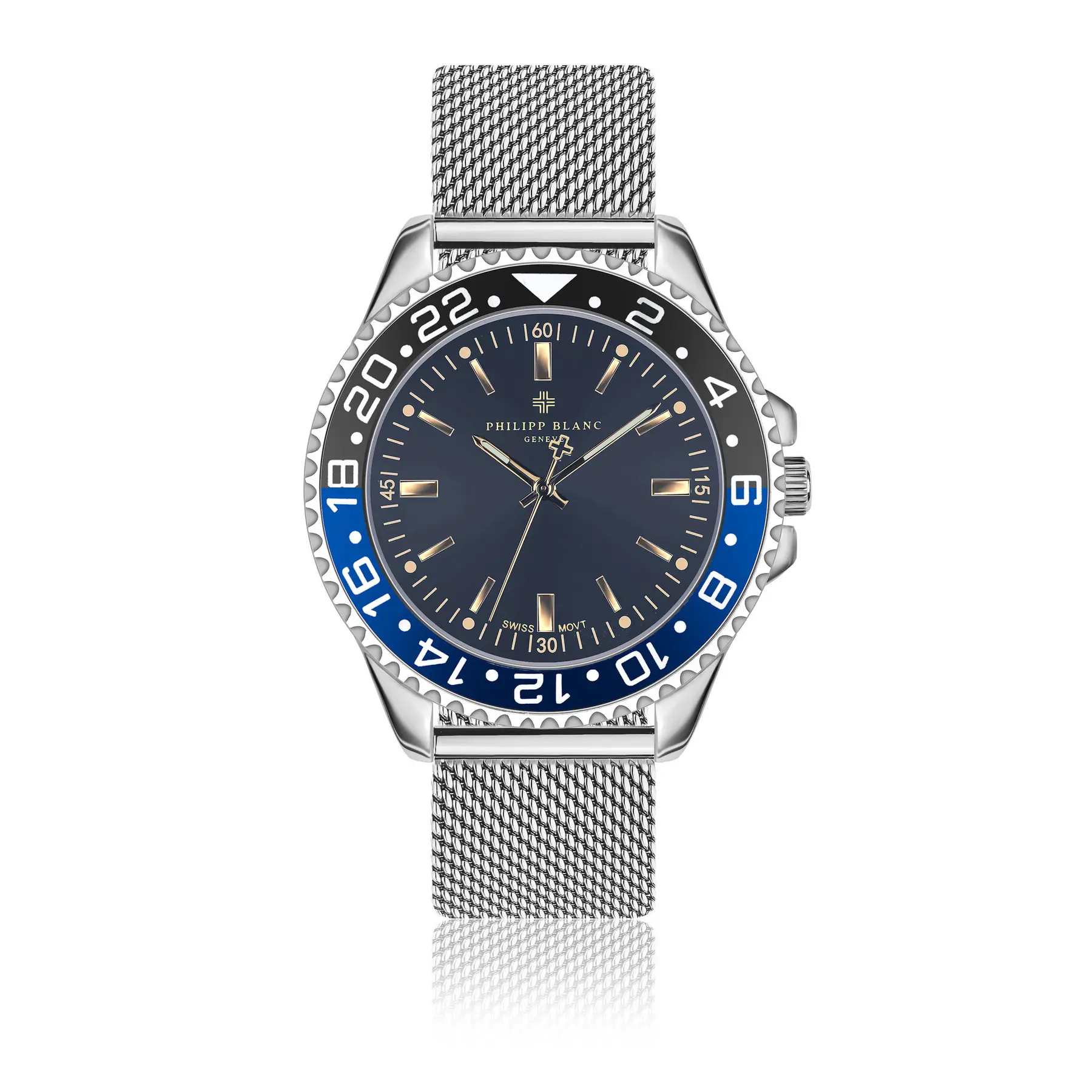Uhr Philipp Blanc Bulle Mesh