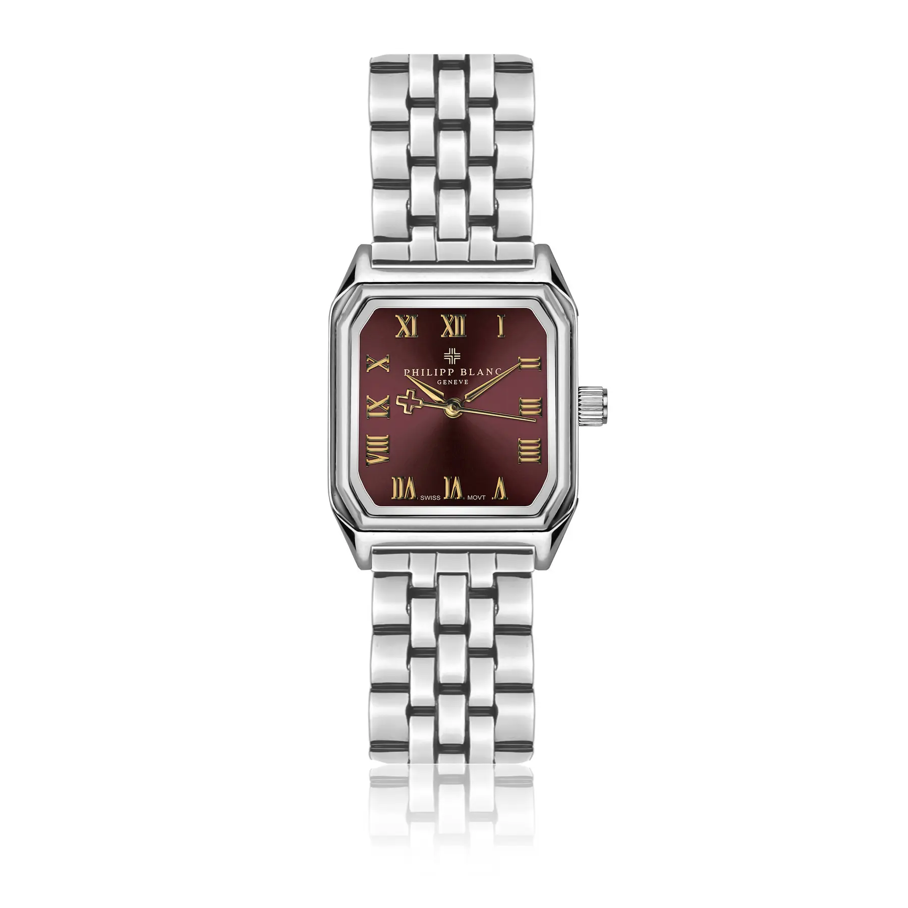 Philipp Blanc Women's Gris Watch Martigny Link
