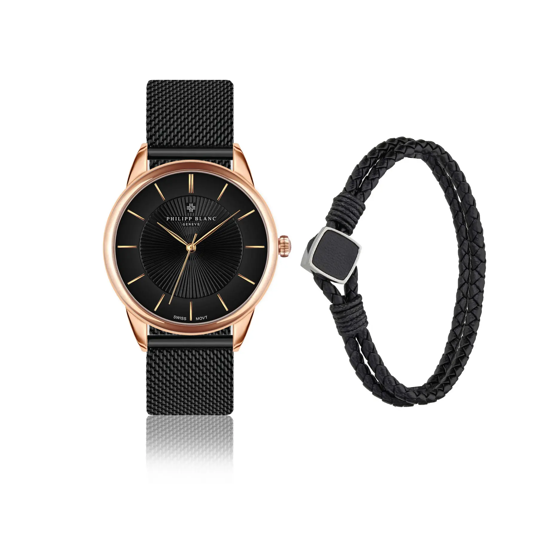 Women's watch with strap Philipp Blanc Link