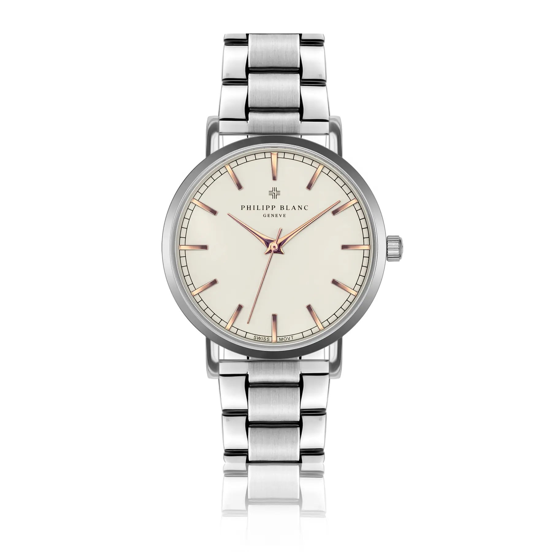 Montre argent Philipp Blanc Basel